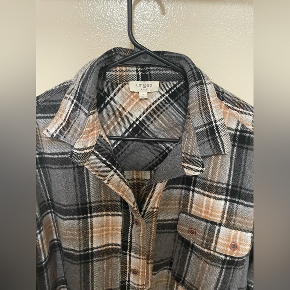 ✨Umgee Flannel Button Up Thick Size S - Picture 4 of 8